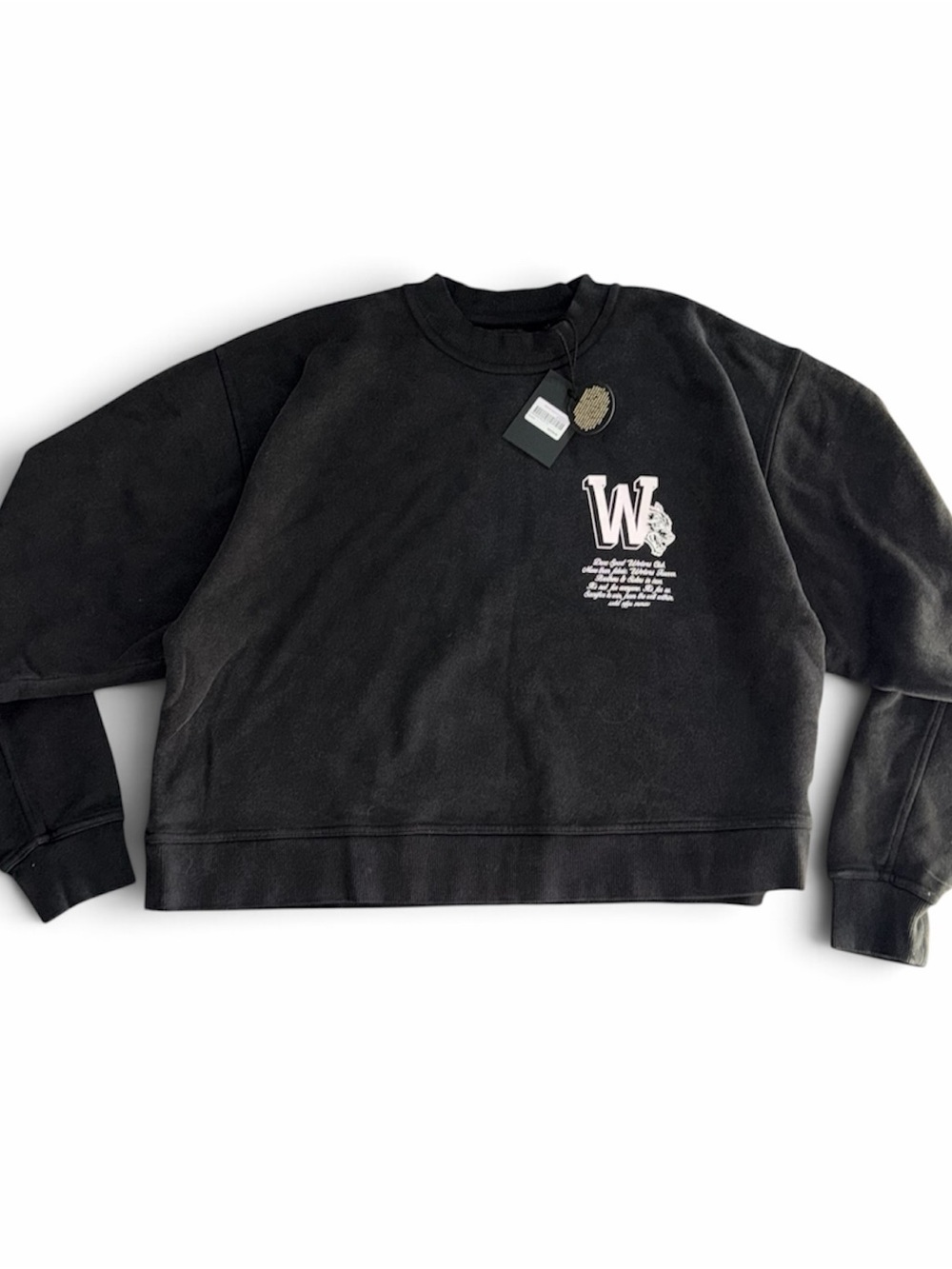 Darc Sport Wolves Club Crewneck Sweatshirt Black NWT Limited 600/1000 Size M